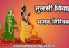 तुलसी विवाह भजन लिरिक्स इन हिंदी | Tulsi Vivah Bhajan Lyrics tulsi vivah bhajan lyrics in Hindi