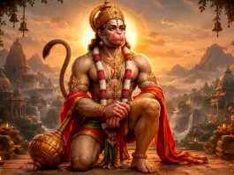 हनुमान जी की दिव्य प्रतिमा