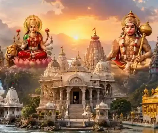 प्रमुख देवी-देवता और धार्मिक स्थलों का चित्र