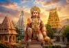 भारत के प्रसिद्ध हनुमान मंदिरों का प्रतीकात्मक दृश्य