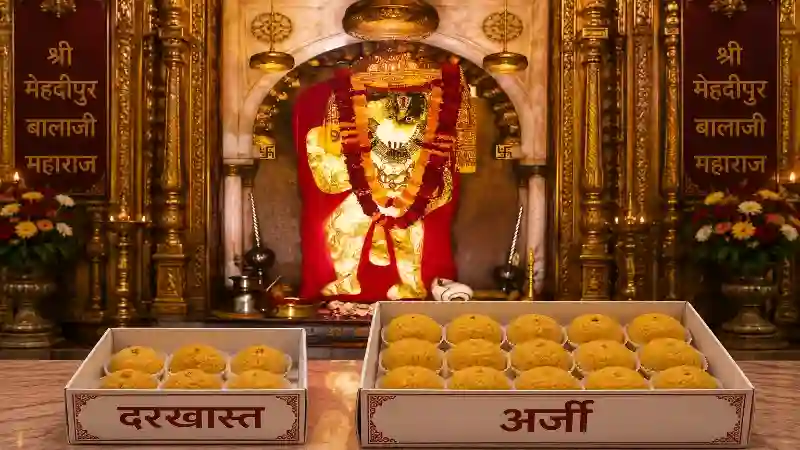 मेहंदीपुर बालाजी अर्जी और दरखास्त मेहंदीपुर बालाजी में अर्जी और दरखास्त के लड्डू