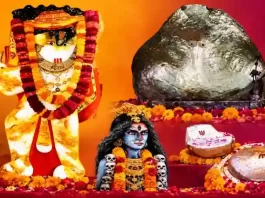 मेहंदीपुर बालाजी का दरबार शोधकर्ता की नजर से दर्शाया गया धार्मिक दृश्य